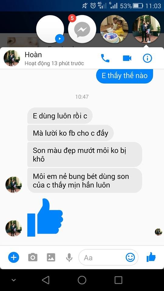 Son Lareine  đẹp mướt không bị khô